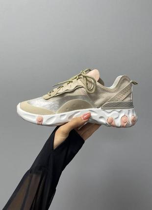 Жіночі кросівки nike react element 87 beige pink

женские кроссовки найк