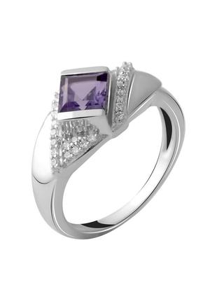 Срібне кільце з олександритом 2.11 ct (17/17.5/18 см розміри) 2050322