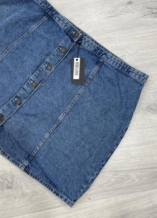 Юбка джинсовая большого размера2 фото