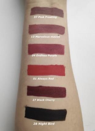 Sephora cream lip stain рідка губна помада для губ сефора 5ml повнорозмір оригінал 27 black cherry6 фото
