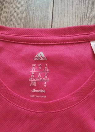 Футболка adidas оригінал рожева climalite xs s2 фото