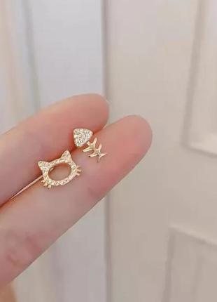 Серьги из медсплава 7
