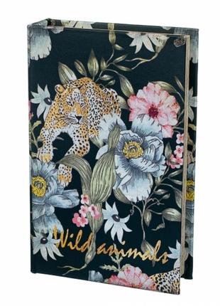 Скринька книга сейф wild animals 26 см