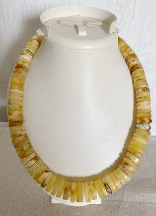 Ожерелье из натурального янтаря. 121 гр.3 фото