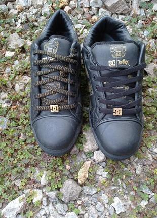 Кросівки кеди шкіряні з принтом dc shoes trainer remix/розм.42,5(m9.5) оригінал3 фото