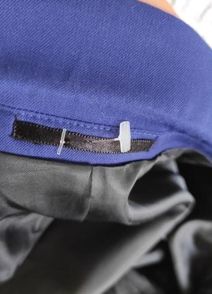 Брючний костюм чоловічий піджак штани штани asos вовна синій фіолетовий slim fit,42,m7 фото