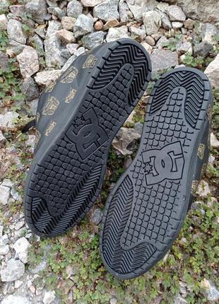Кросівки кеди шкіряні з принтом dc shoes trainer remix/розм.42,5(m9.5) оригінал6 фото