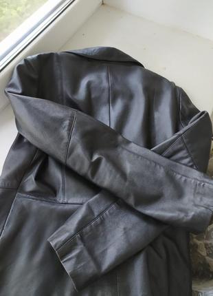 Кожаная куртка блейзер barneys originals,9 фото