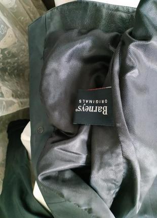 Кожаная куртка блейзер barneys originals,7 фото