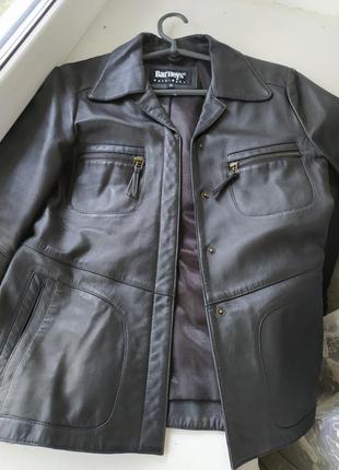 Кожаная куртка блейзер barneys originals,1 фото