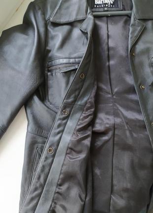 Кожаная куртка блейзер barneys originals,4 фото