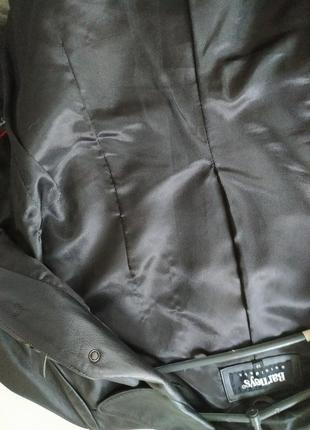 Кожаная куртка блейзер barneys originals,10 фото