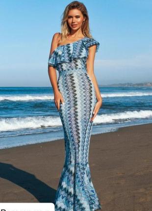 Круте трендові плаття довге міді рибка