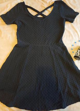 Платье из жатой ткани, размер 40, бренд нм