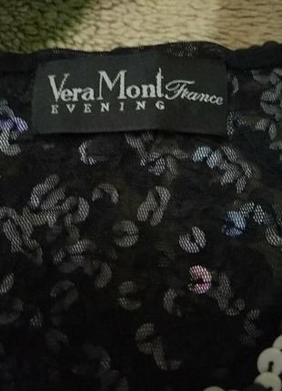 Блуза с паетками vera mont/france4 фото