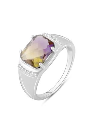 Серебряное кольцо с аметрином nano 2.663ct (17.5см размер) 2088516
