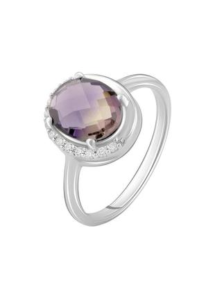 Серебряное кольцо с аметрином nano 2.215ct (17.5/18/18.5 см размеры) 2088660