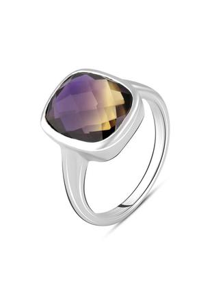 Серебряное кольцо с аметрином nano 4.583ct (17.5см размер) 2088721
