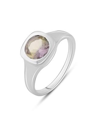 Серебряное кольцо с аметрином nano 1.663ct (17/17.5/18 см размеры) 2088769