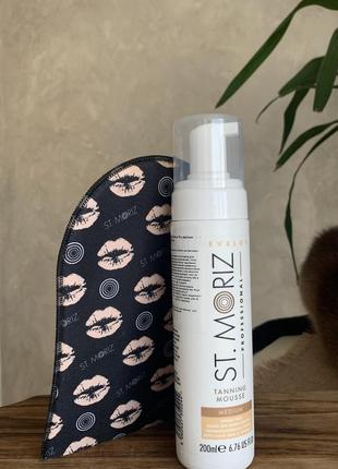 Автозасмага st.moriz, мус для засмаги з оригінальною рукавичкою
