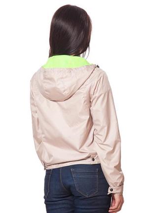 Куртка жіноча вклв002 стильная демисезонная куртка с капюшоном2 фото