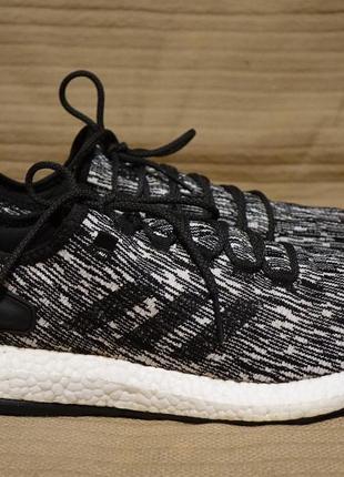 Фірмові меланжеві текстильні кросівки adidas pure boost oreo glitch bb6280 48 р.5 фото