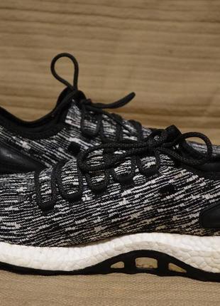 Фирменные меланжевые текстильные кроссовки adidas pure boost oreo glitch bb6280  48 р.6 фото