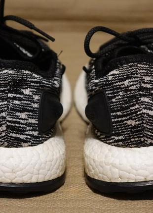 Фірмові меланжеві текстильні кросівки adidas pure boost oreo glitch bb6280 48 р.9 фото