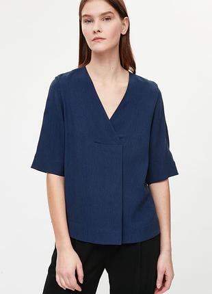 Фактурна мінімалістична блузка вільного крою cos