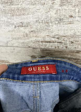 Женские джинсы на высокой посадки guess талии брюки7 фото