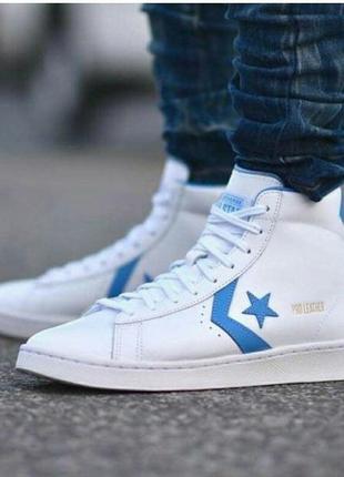 Нові кросівки кеди converse pro hi leather10 фото