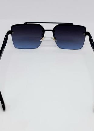 Dita  стильные брендовые мужскин солнцезащитные очки черные с градиентом4 фото