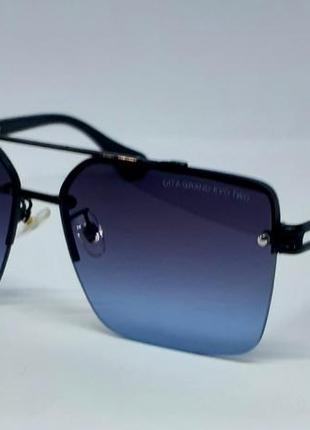 Dita  стильные брендовые мужскин солнцезащитные очки черные с градиентом