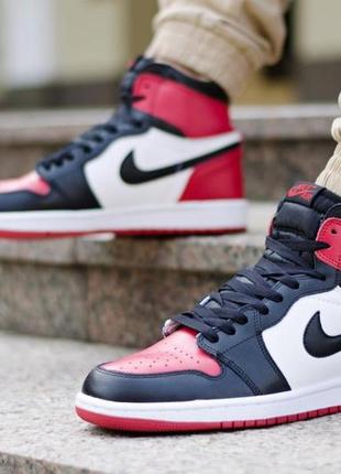 Жіночі кросівки  nike air jordan 1 retro high og chicago женские кроссовки найк