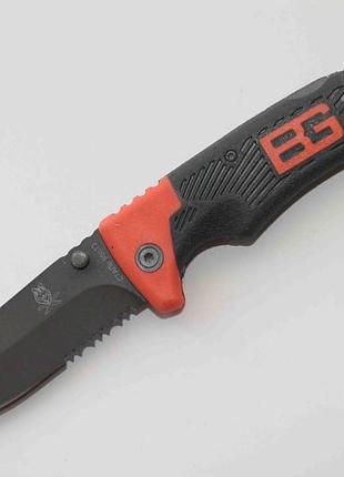 Туристичний складаний ніж gerber bear grylls з серрейтором (1444)