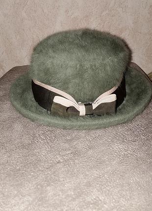 Ангоровая шляпа котелок панама kangol ангора