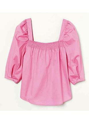 Блуза бавовна рожева3 фото