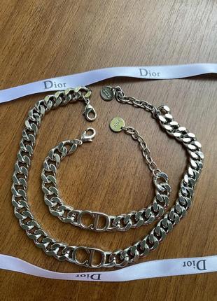 Брендовый комплект чокер + браслет  ❤️ логотип