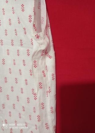 32 модал 100 % віскозна ніжна легка повітряна блуза сорочка з кишенями без рукавів біла3 фото