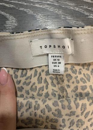 Леопардовая юбка topshop4 фото