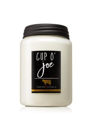 Большая свеча свечка farmhouse cup o' joe кофе ваниль корица лещина