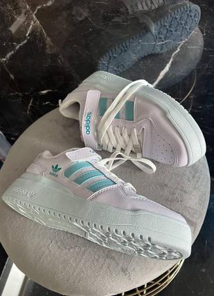 Кросівки жіночі adidas forum white blue/кроссовки женские адидас форум6 фото