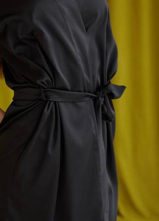 Жіночий ніжний шовковий халат, класичний халатик шовк6 фото