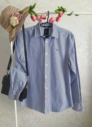 Сорочка в смужку з чоловічого плеча crew clothing company