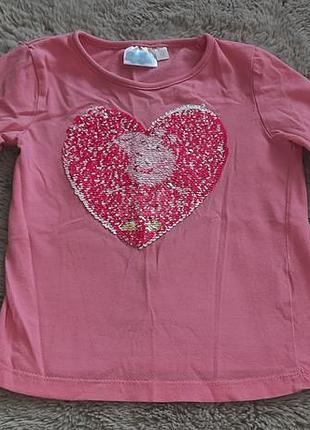 Лонгслів peppa pig з паєтками