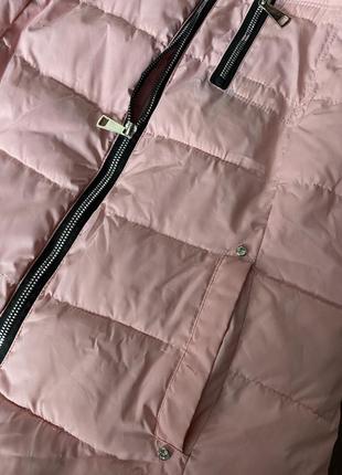 Осіння легка рожева курточка4 фото