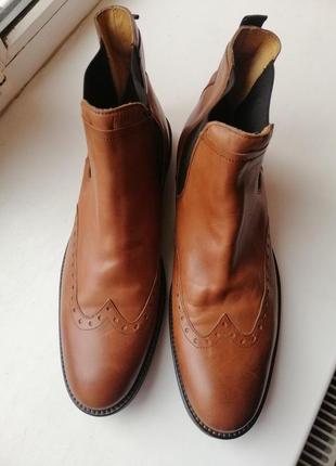 Мужские кожаные ботинки челси 46р kiomi2 фото