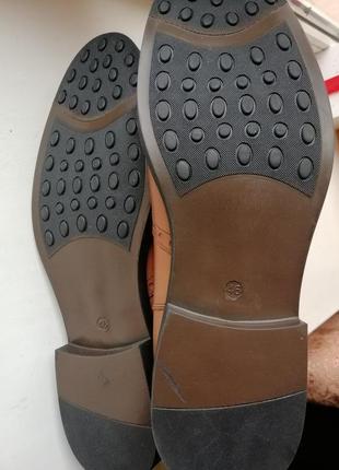 Мужские кожаные ботинки челси 46р kiomi3 фото