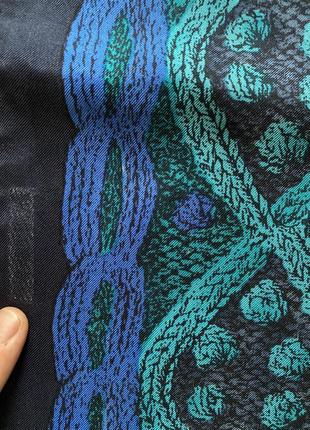 Велика шовкова хустка (шелковый платок)3 фото