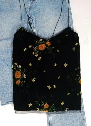 Топ оксамит від zara 3